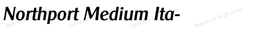 Northport Medium Ita字体转换 Northport Medium Ita字体转换